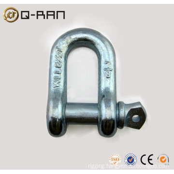 Drop Forged Screw Pin Shackle, D Shackle, Shackle Pin